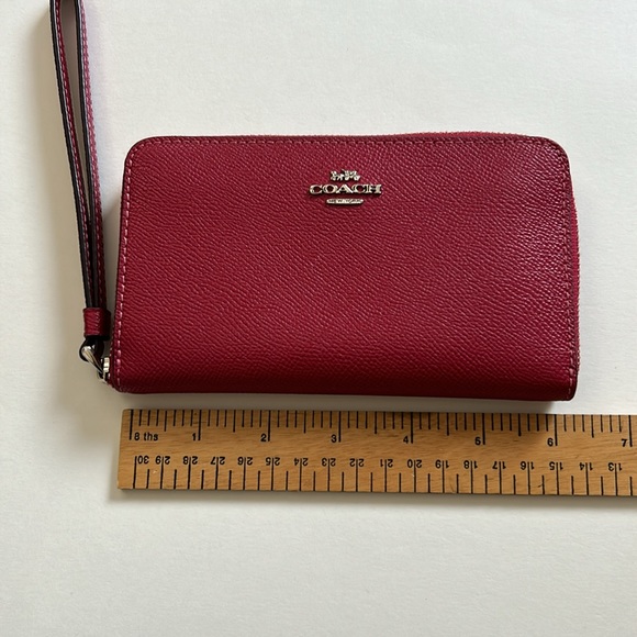 Pink Coach Wallet Wristlet - Picture 2 of 12